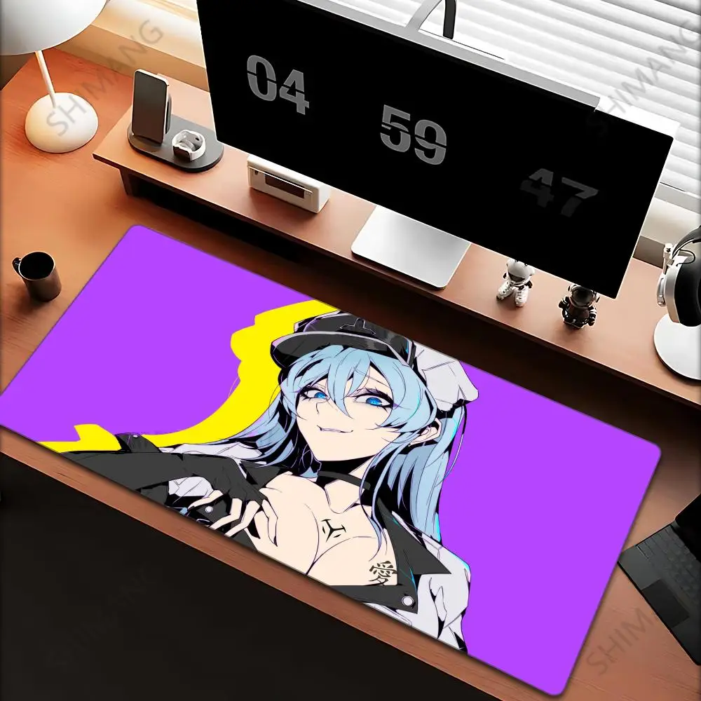 Esdeath Akame ga Kill gaming mouse pad desk mat for gamers xxl 900x400mm 500x1000 premium mouse pad