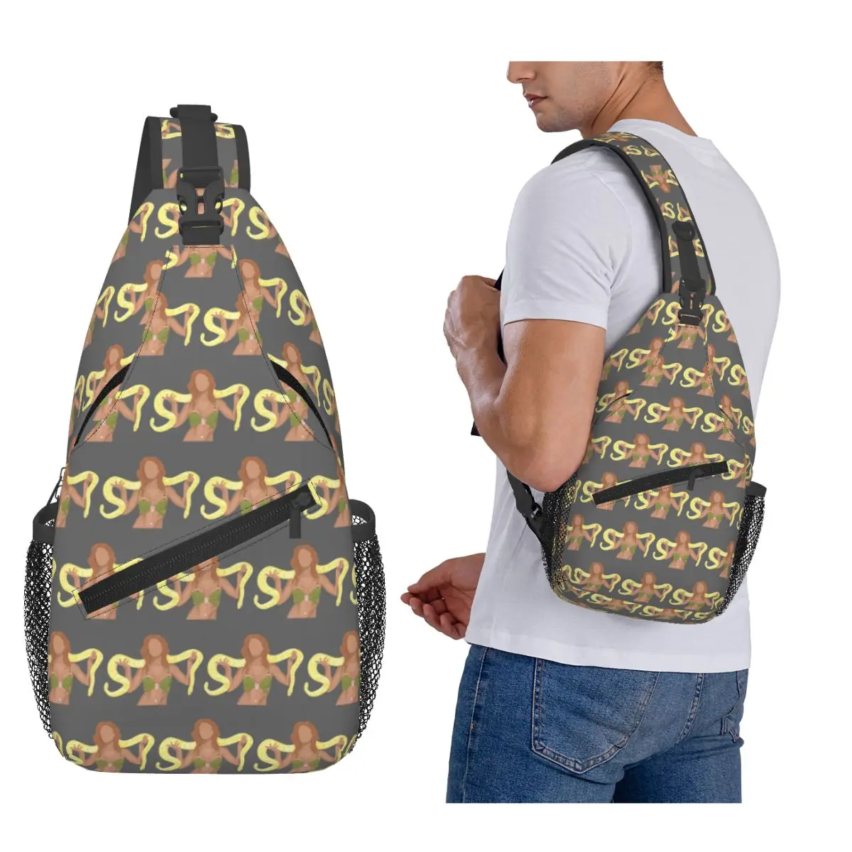 

Britney Spears Chest Bag Men Sling Crossbody Backpack Chest Bag Traveling Hiking Daypack Shoulder Bag