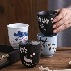 Japanese Style Ceramic Cup Hand-painted Tea Cup Japanese Cuisine Ceramic Small Tea Cup