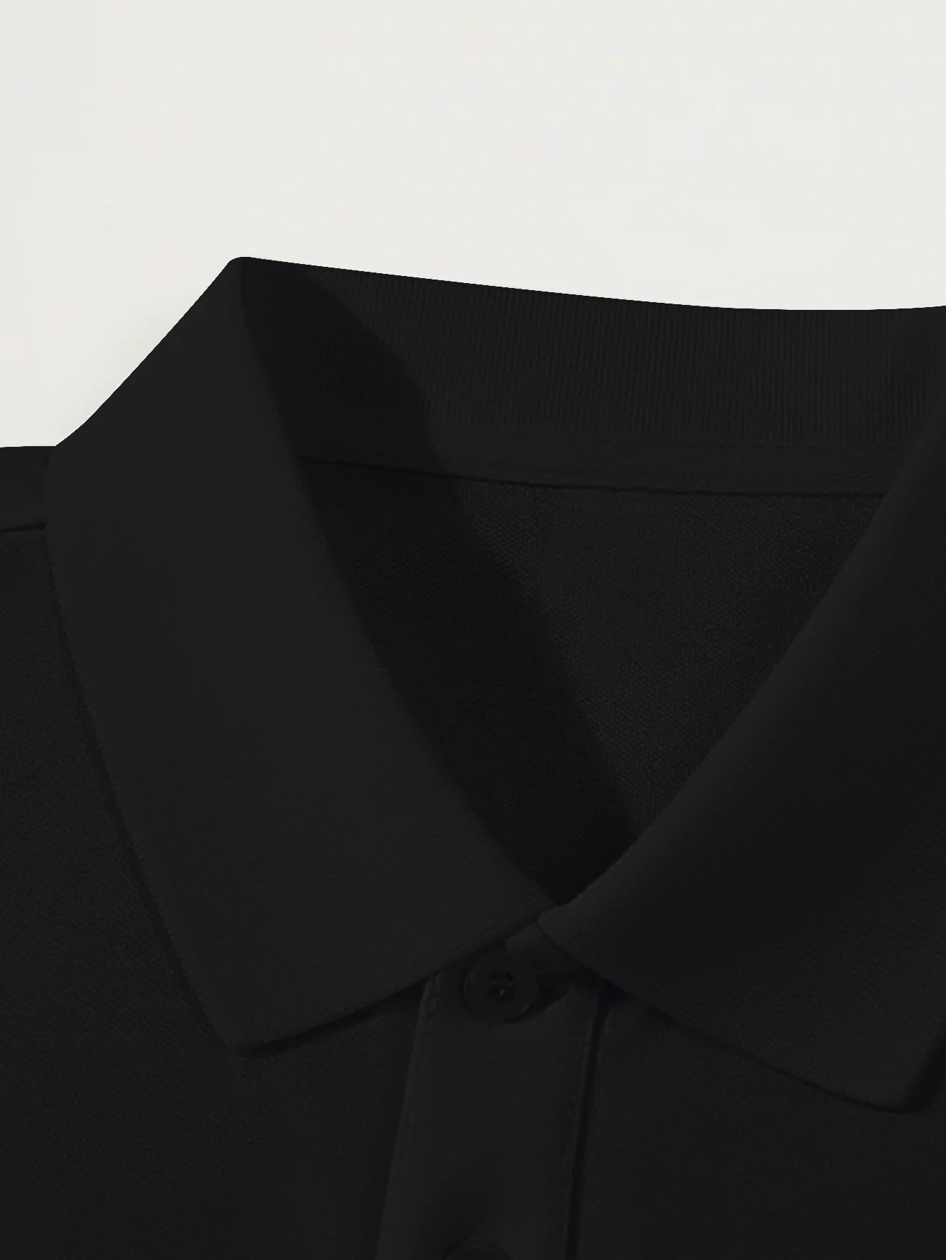 Herren-Poloshirt mit Umlegekragen, leichter Business-Stil, modische Kirschblüten-Zierung, trendiges Schriftzug-Design – Detail 8