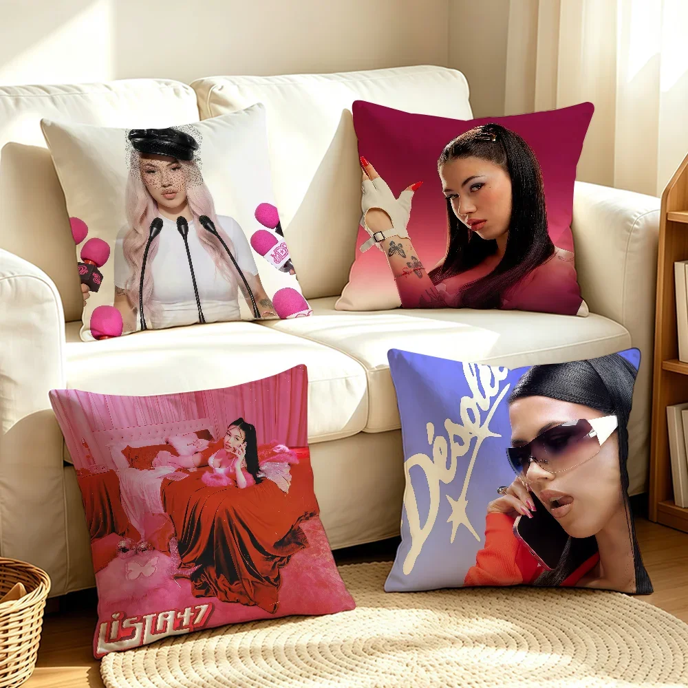 Singer Anna Pepe Million Dollar Babe cushion cover Soft Smooth Pillow Case Hidden Zipper Washable Decorative Couch Office Gift