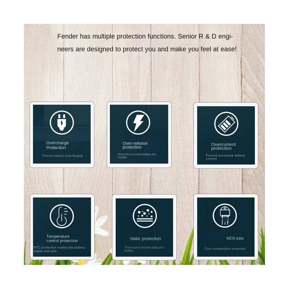 Kit de carte de protection de batterie au lithium pour outils de jardin, pack de 5 pièces