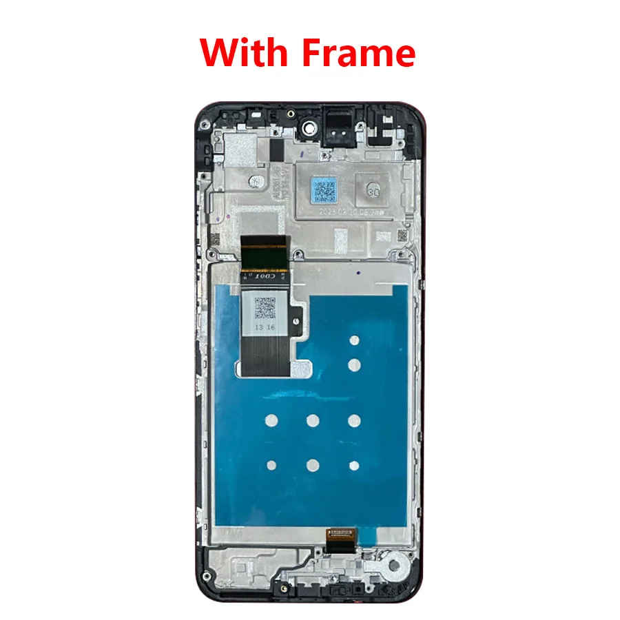 6.5 "pour Motorola Moto G13 LCD écran tactile panneau Digiziter assemblée écran remplacement pour Moto G23 LCD avec cadre