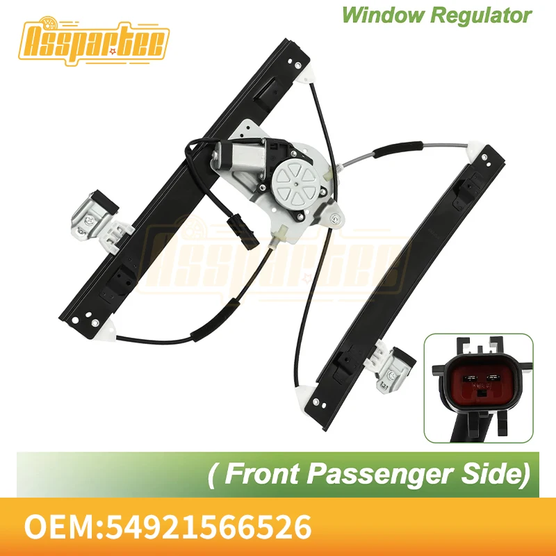 For 2012-2015 Chevrolet Cruze Front Right with Motor Window Regulator 751-740