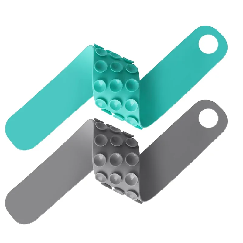 【صفقة فلاش!】2 قطعة حزام ذوبان، حزام تثبيت حوض السيليكون، حزام إزالة الجليد أطول أسرع للحوم والخضروات المجمدة