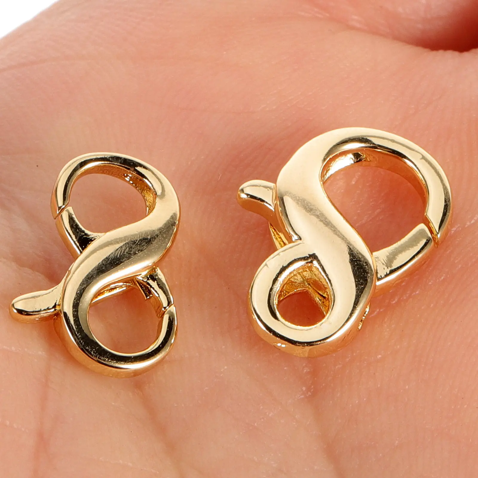 

2 шт. застежки-карабины с узором в виде сердца и слона, фурнитура для изготовления украшений, функциональные застежки для ожерелий, браслетов, брелоков, ручной работы