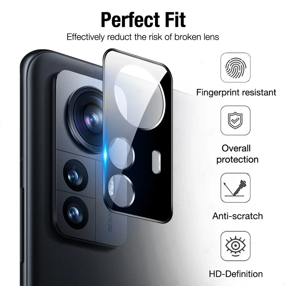 For Xiaomi 12 12X 12Pro Lens Camera 3D Cover Glass Screen Protector Mi12 Series 9H Back Camera Tempered Glass Protective Film