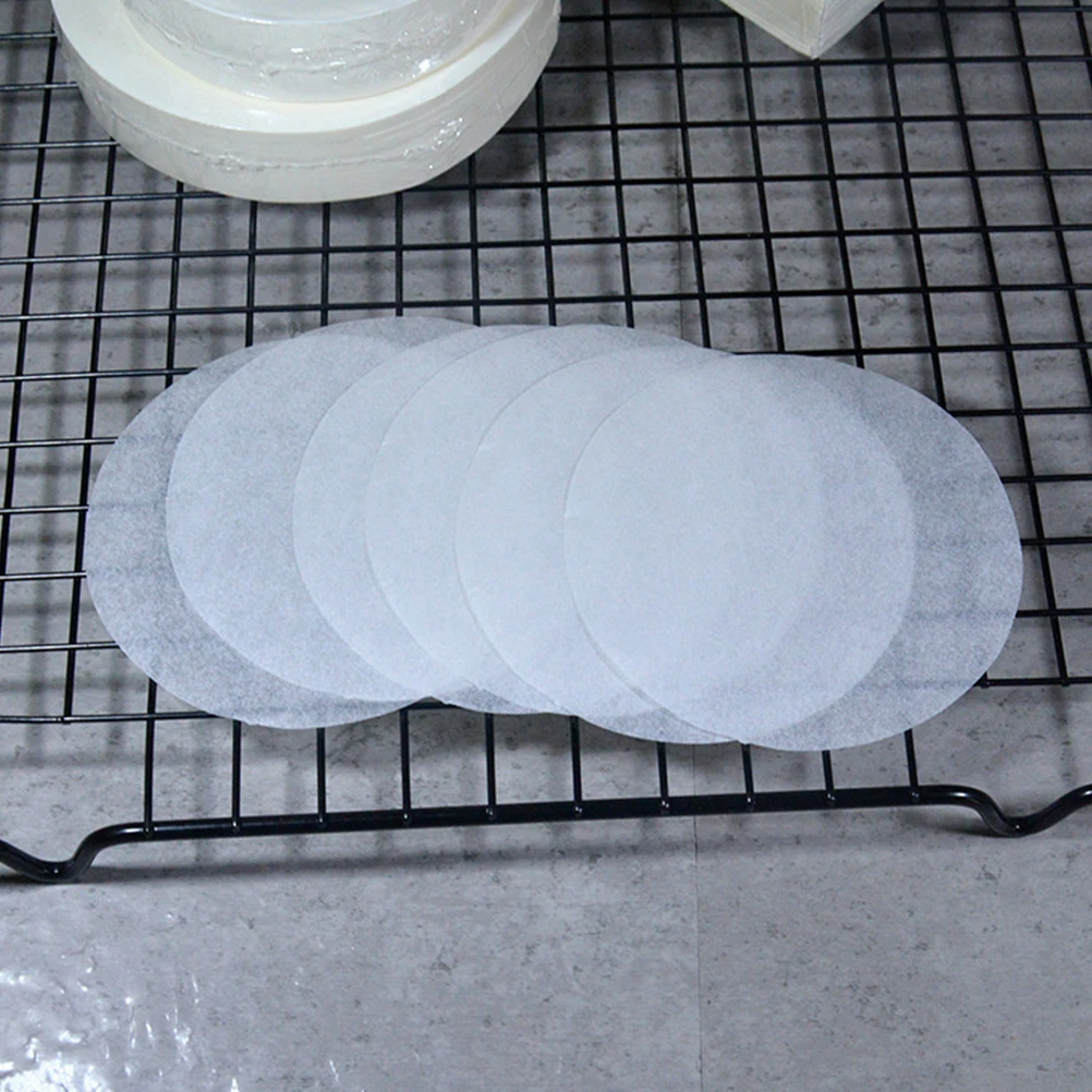 

200pcs Food Non-Stick Baking Paper Hamburger Thickened Heat Resistant Household Grill Pan Replaceable Multi-Function Bread