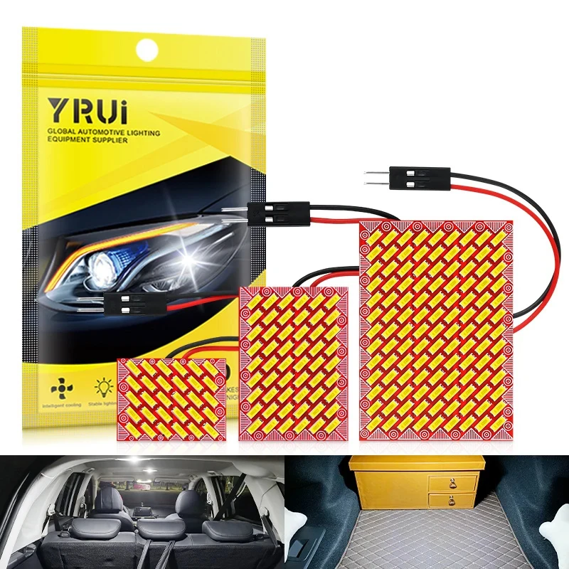 

Yirui New Automotive Interior Accessories 30SMD 54SMD 117SMD 12V 4014 General Interior Panel LED Indoor Reading Light Bulb