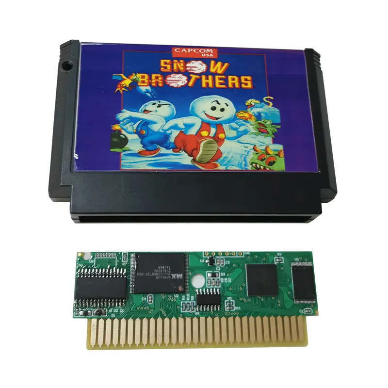 Snowbrothers Game Cartridge For 8 Bit Video Game Console