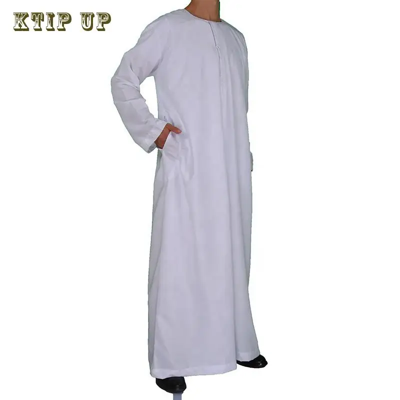 Lange Kaftan Robe für Männer, arabische Kleidung, Islam Abaya, muslimische Kleidung, Kaftan, Pakistan, Saudi-Arabien, Roupas Masculinas