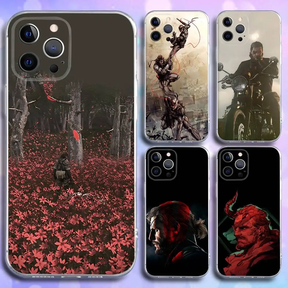 

M-Metal Gear Solids Phone Case For iPhone 17,16,15,14,13,12,11 Pro,Max,Plus,X,XS,XR,SE4,E Mini Transparent Soft Cover