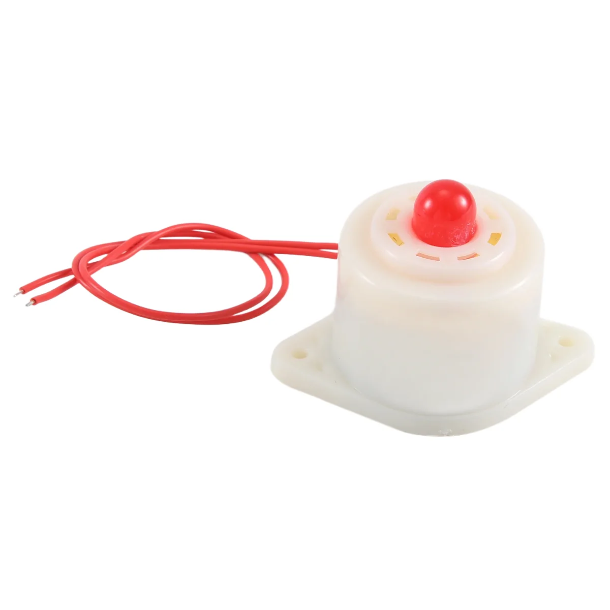 AB53 -3 AC220V Industrial LED Blinker Red Alarm Siren Buzzer 100dB White