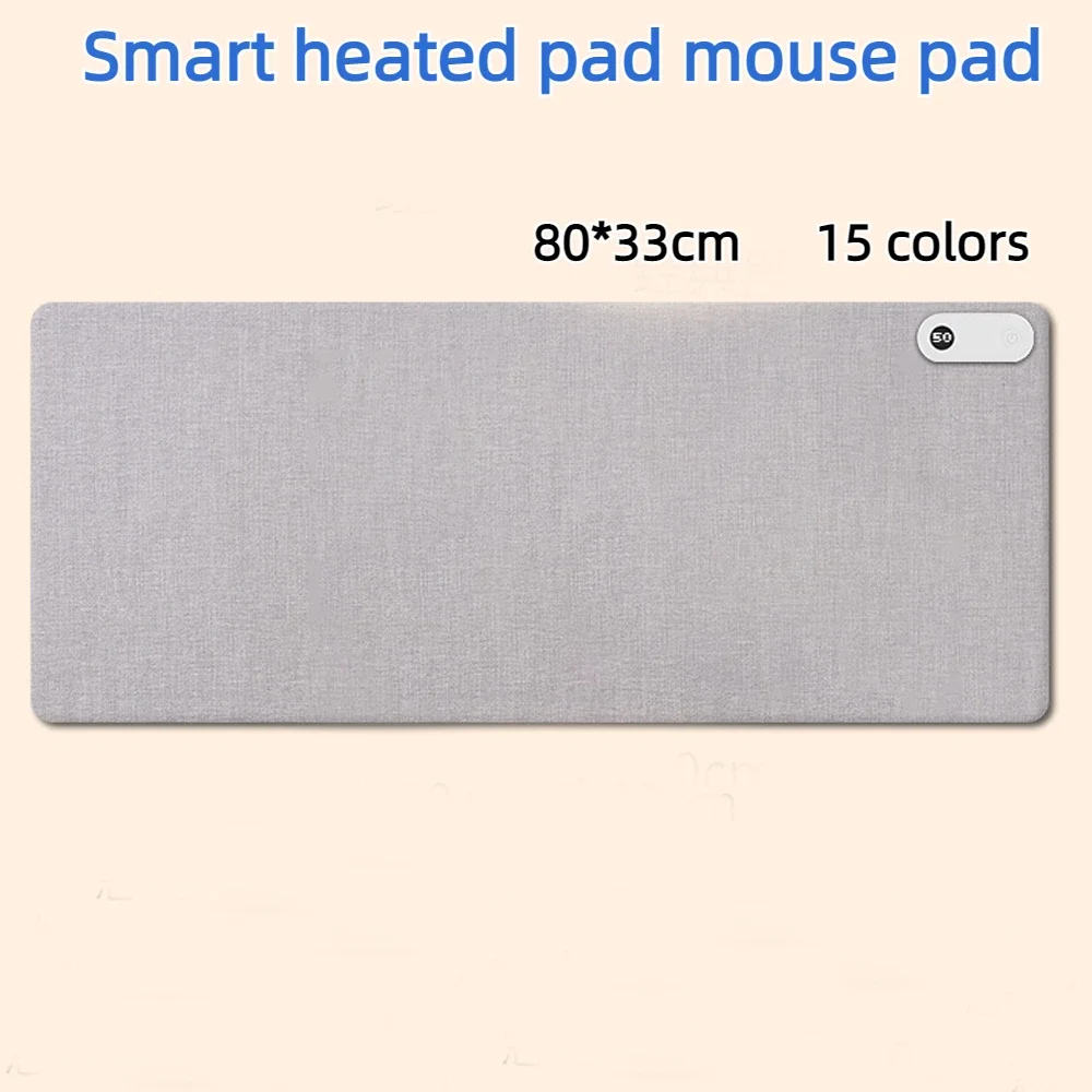 

Heating Mouse Pad With Digital Display,Office Desktop Digital Display Pad Warming Table,Waterproof Desk Mat Mat Winter,220V