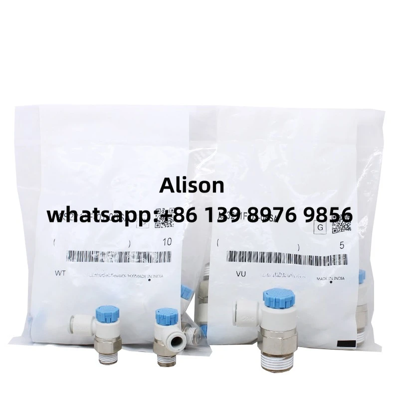 

10pcs Precision Throttle Valves AS1211F/2211F/3211F/-M5/01/02/03/04-06/08/10SA Accurate Flow Control SMC-Type