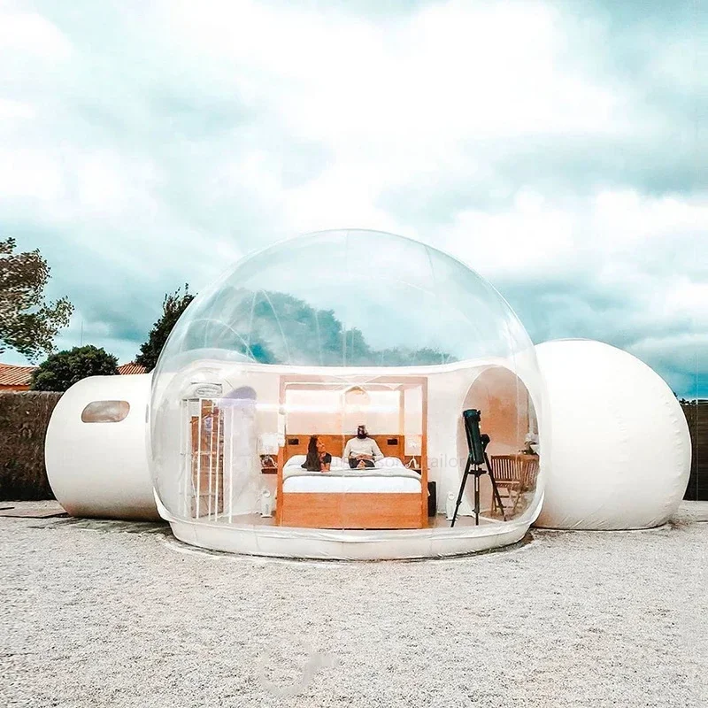 Latest Dome Glamping Tent Luxury Tent Hotels Inflatable Bubble