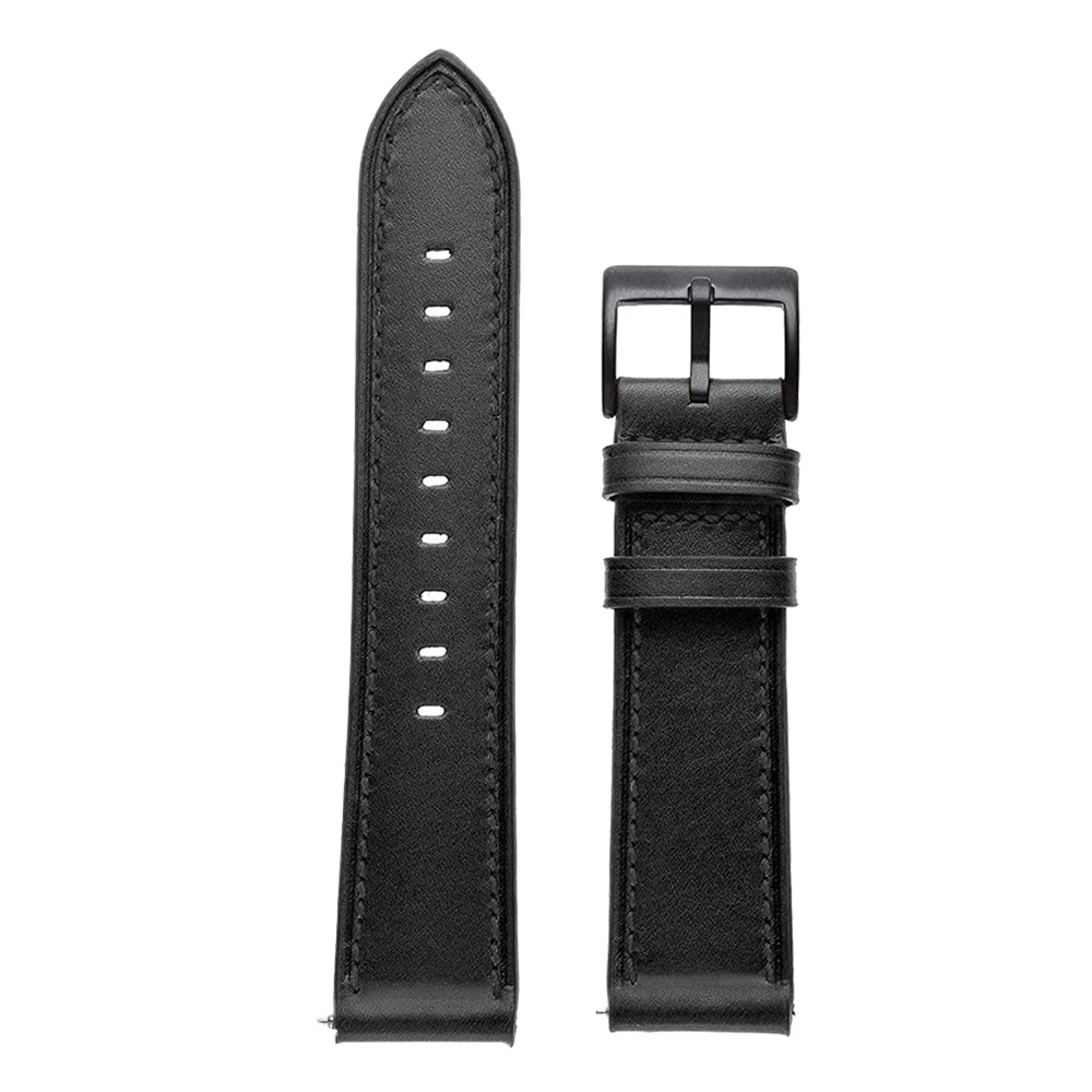 Correa de cuero para reloj Garmin Forerunner, pulsera de 20/22mm, 165, 245, 645, 55, 745, 965, 265, 255