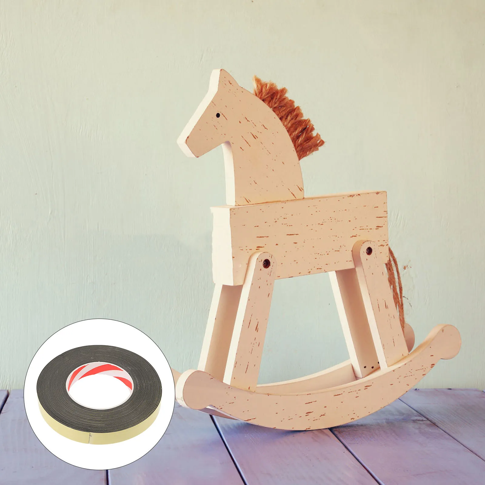 

1 рулон бесшумных наклеек для защиты пола - противоскользящие накладки для защиты пола - самоклеящиеся шумопоглощающие подушечки для деревянных полов