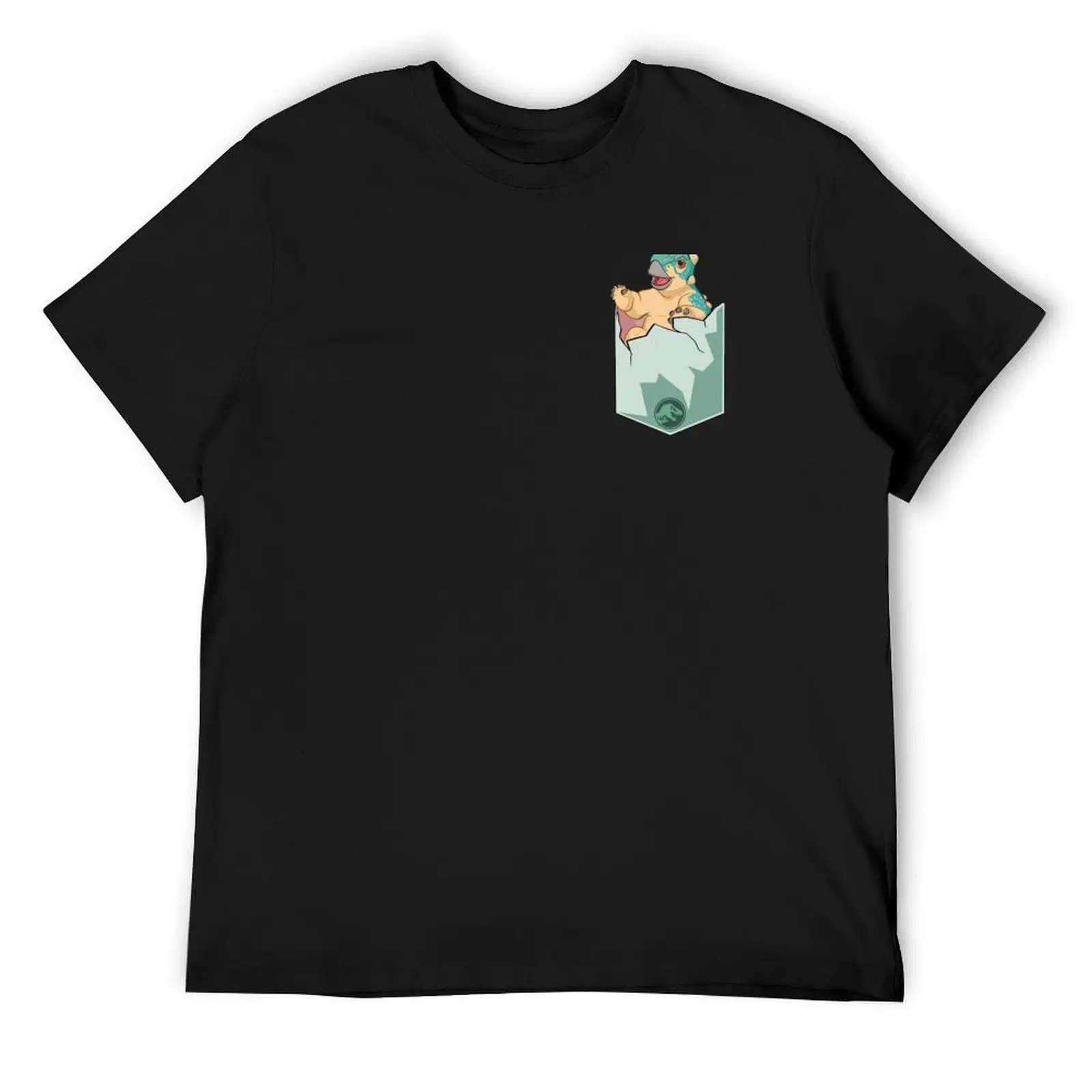 

Jurassic World: Camp Cretaceous Bumpy Faux Pocket T-Shirt summer tops tops Men's t shirts