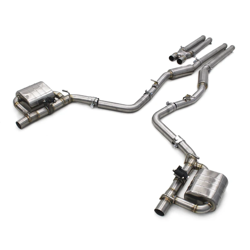 

OEM Valvetronic Exhaust Pipes For Dodge Charger 2012-2019 Stainless Steel Catback Muffler Resonator X Mid Pipes