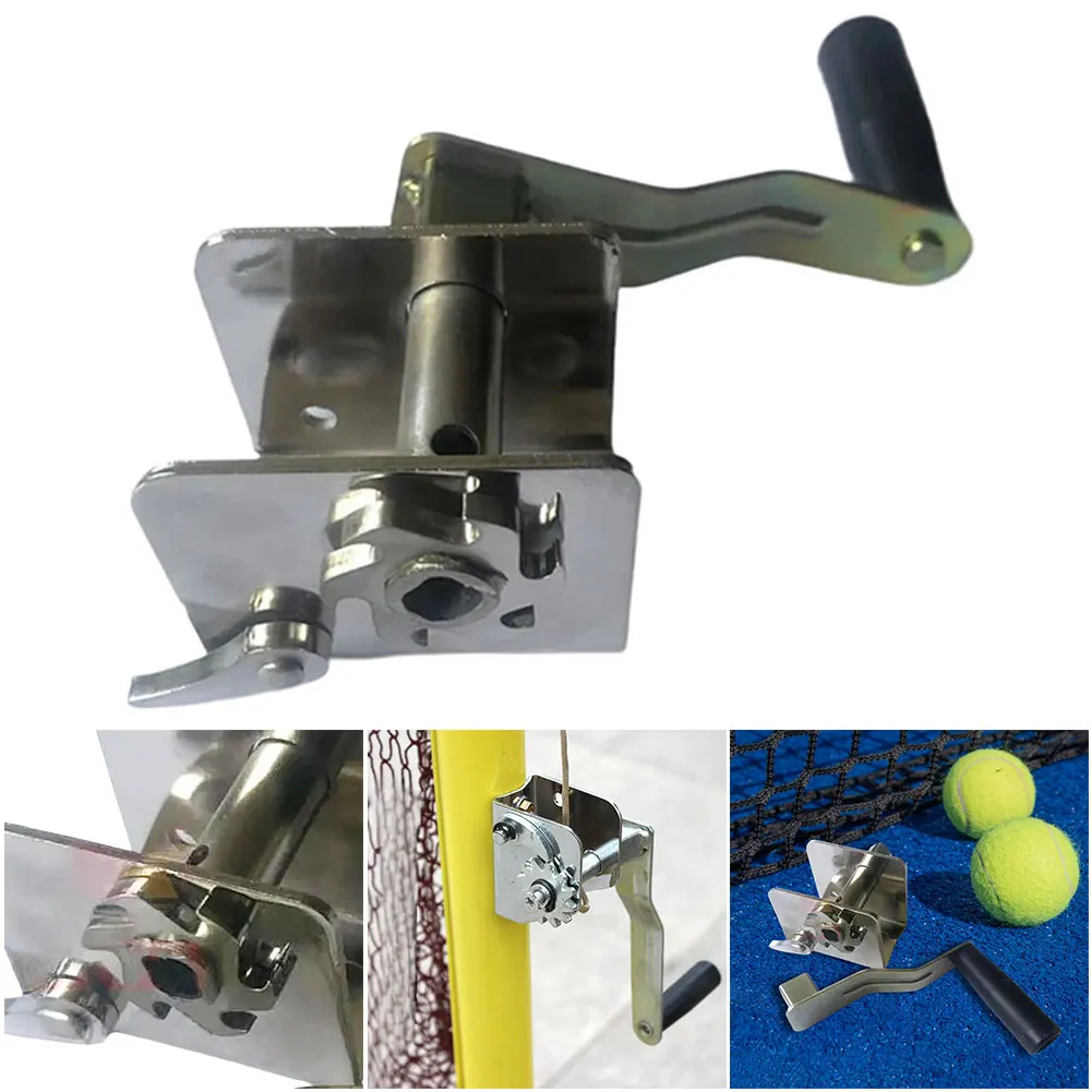 

Training Equipment Volleyball Net Setter Hand Crank Tensioner Volleyball Net Tensioner for Volleyball Badminton Nets