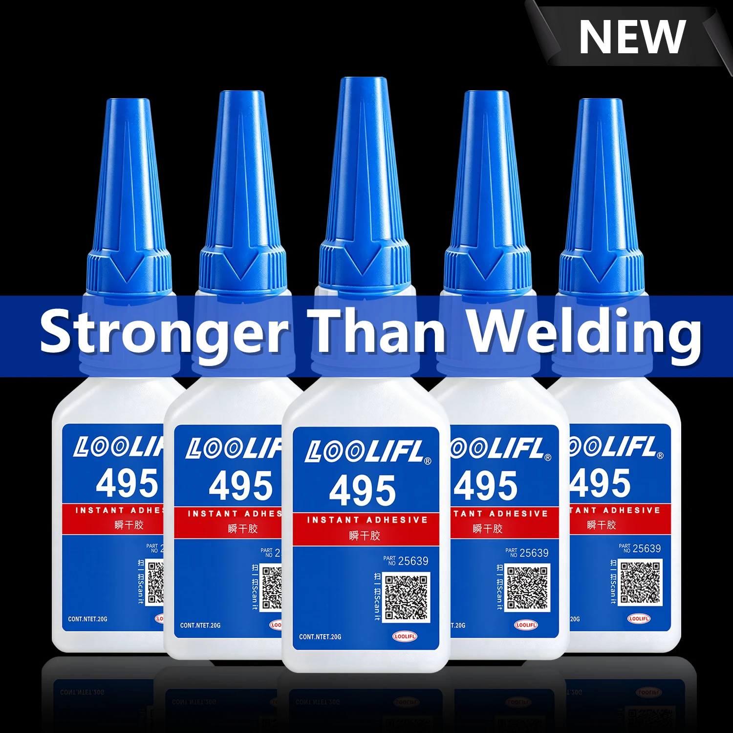 New Multi Purpose Strong 495 Super Glue Transparent Fast Drying Instant Adhesive For Plastic Metal Wood Home Decor DIY Repair