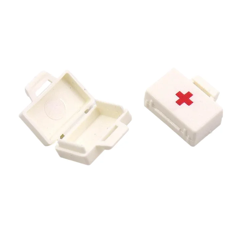 5Pcs WW2 Koffer Medische Doos Ehbo-kit Militaire Wapens Leger Moc Model Stad Accessoires Bouwsteen Cijfers Mini speelgoed