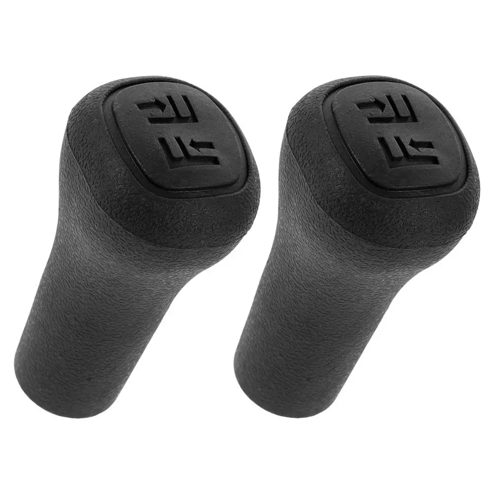 2Pcs Plastic Forklift Lever Knob Replacement Sturdy Easy Install Multi-Use Handle Knob for Warehouse Aisle Maneuvering Forklift