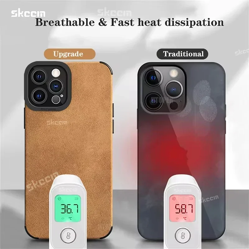 Fashion Case For iPhone 16 15 14 13 12 11 Pro Max X XS XR 8 7 Plus Mini Fur Leather Full Lens Protection Cases Cover - náhled 3