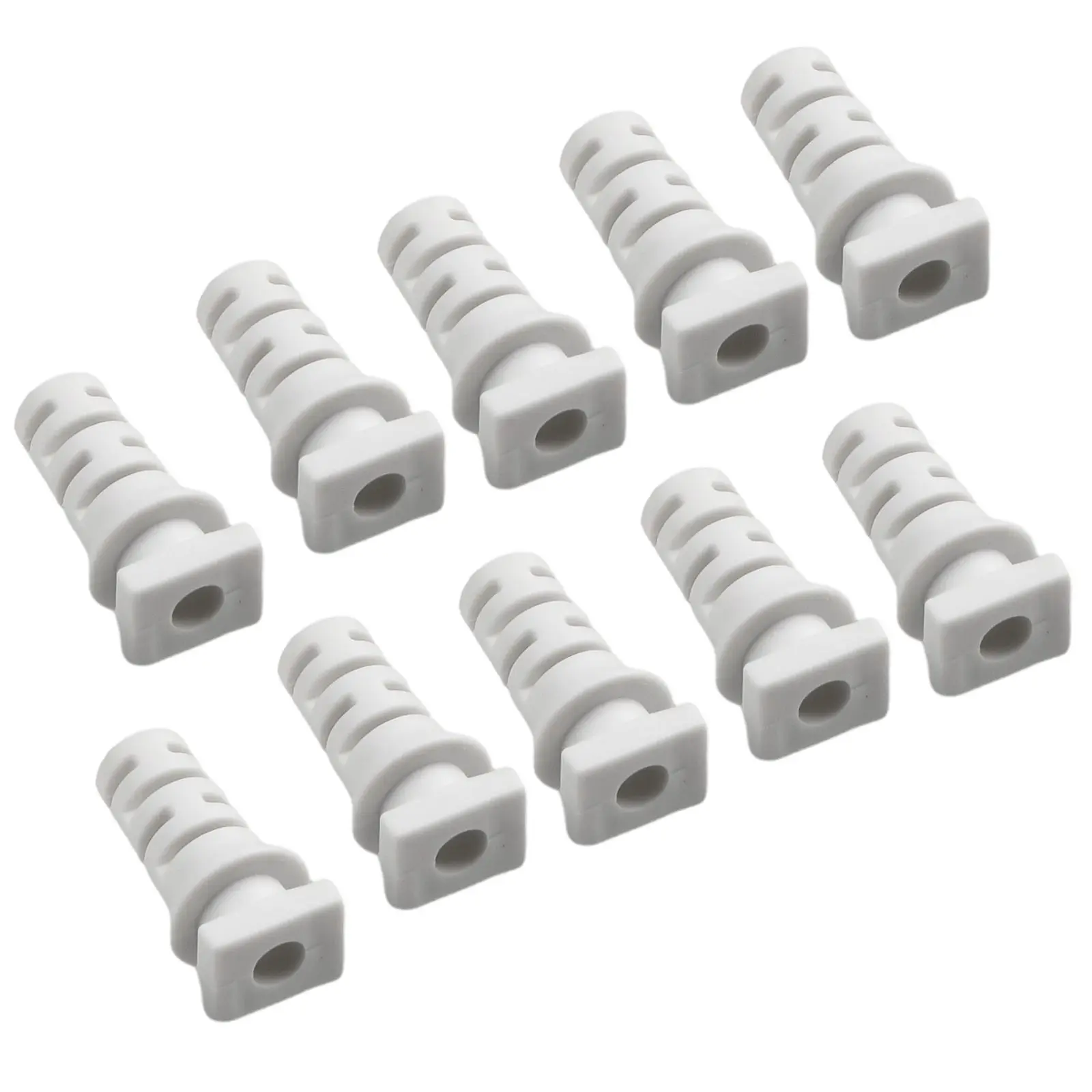 10pcs Cable Gland Connector Rubber Strain Relief Cord 3.5mm-5mm Power Tool Cable Sleeves Wire Connector Accessories