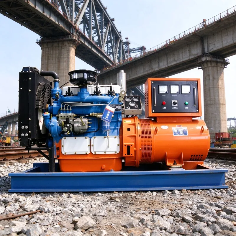 Silent Diesel Generator Enclosed Type for Factory Construction Site and Commercial Backup Power Supply Applications