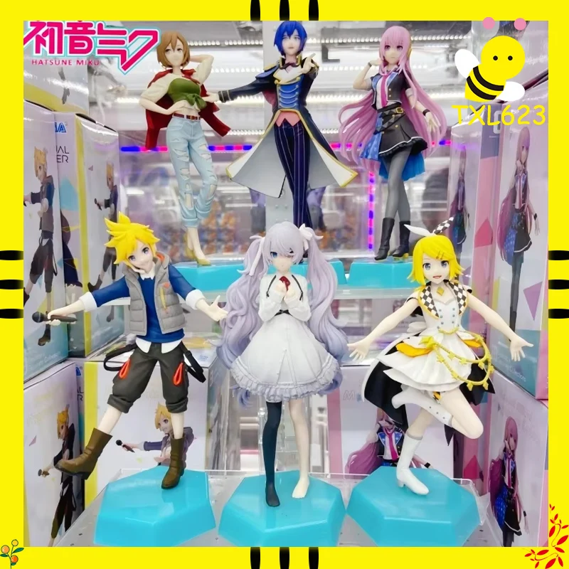 初音ミク-アニメ-アクションフィギュア-カラフルステージ-セカイプロジェクト-ミク-楽音めぐりね-ルカ-鏡音レン-リン-霊音メイコ-コレクタブルトイ