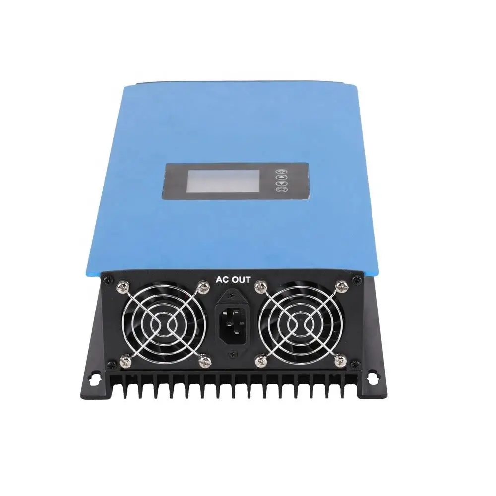 Pure Sine wave 1000W 48V 96v 110v 220v 230v wind on grid inverter built in controller grid tie inverter with wifi LED Display