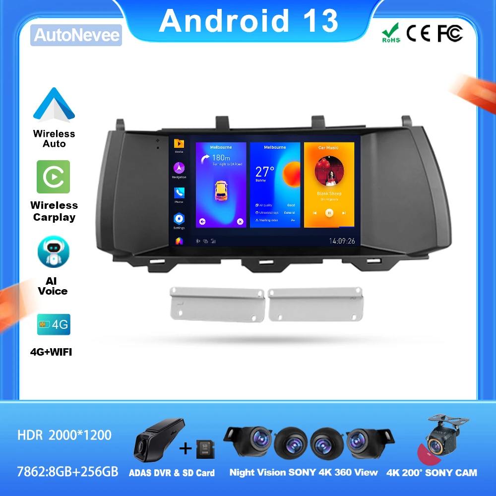 

Android For GREAT WALL For Hover Haval H7 2015 - 2021 Car Player Auto Radio Video Multimedia Head Unit Screen Dash Cam CPU WiFi