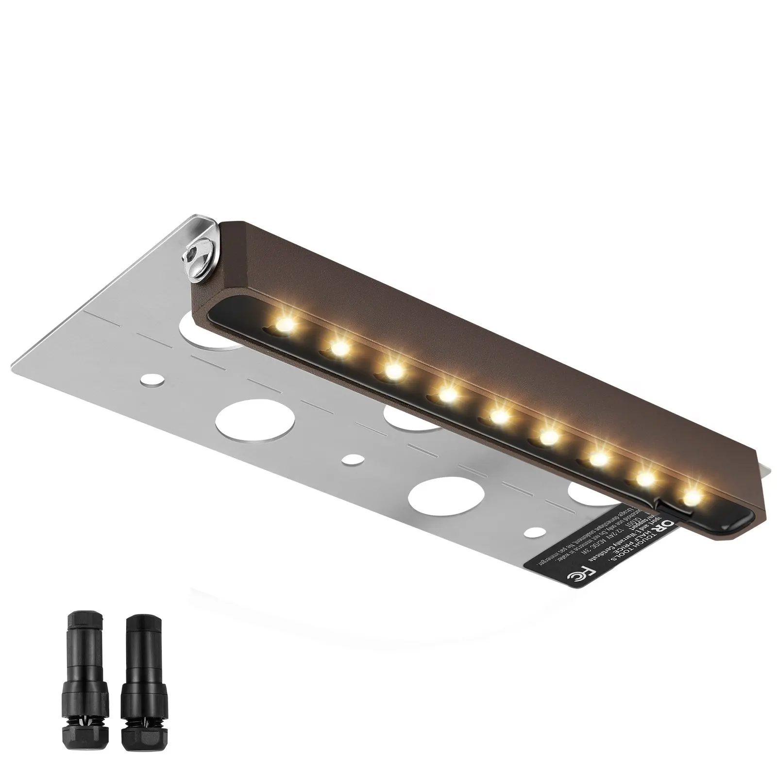 

LED Hardscape Lighting, 6.8 Inch Retaining Wall Lights, 3W 12V-24V AC/DC Low Voltage Paver Light, IP68 Waterproof Outdoor Step