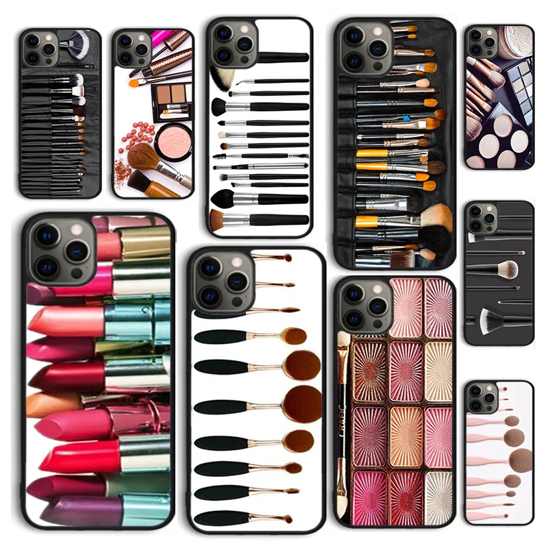 Autumu Makeup eyebrow pencil Phone Case Cover for iPhone 16 15 12 mini 11 13 14 Pro Max SE 2020 Apple 6S 7 8 Plus