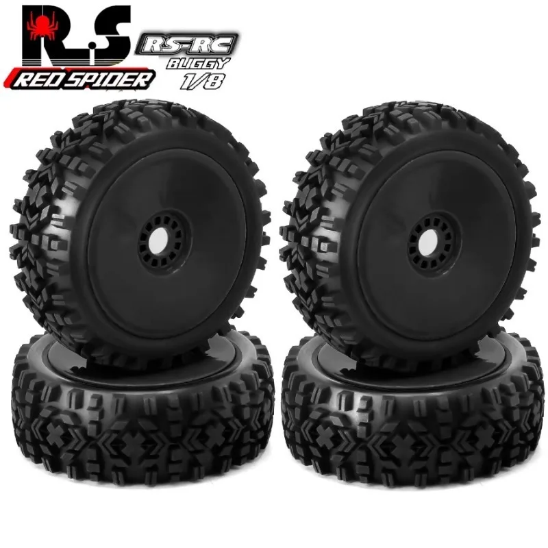 1/8 Off Road Buggy Wheel Tires 17mm Hex for RC Car ARRMA Typhon Traxxas Talion Team Trxs Redcat Losi Kyosho HPI WR8 HSP