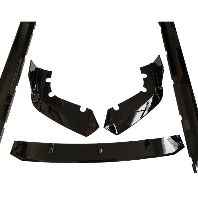 

Подходит для BMW X5M Small Body Kit F95 Модифицированный черный воинский стиль Передний сплиттер Задняя губа Боковые юбки Центральное крыло Carbon T