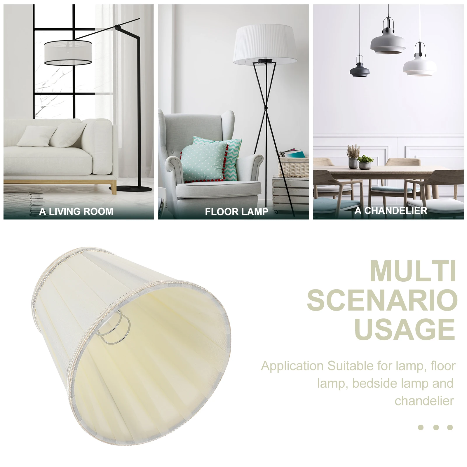

Fabric Lampshade Hanging Mini Light Covers Wicker Cloth Office Pendant Lampshades Small for