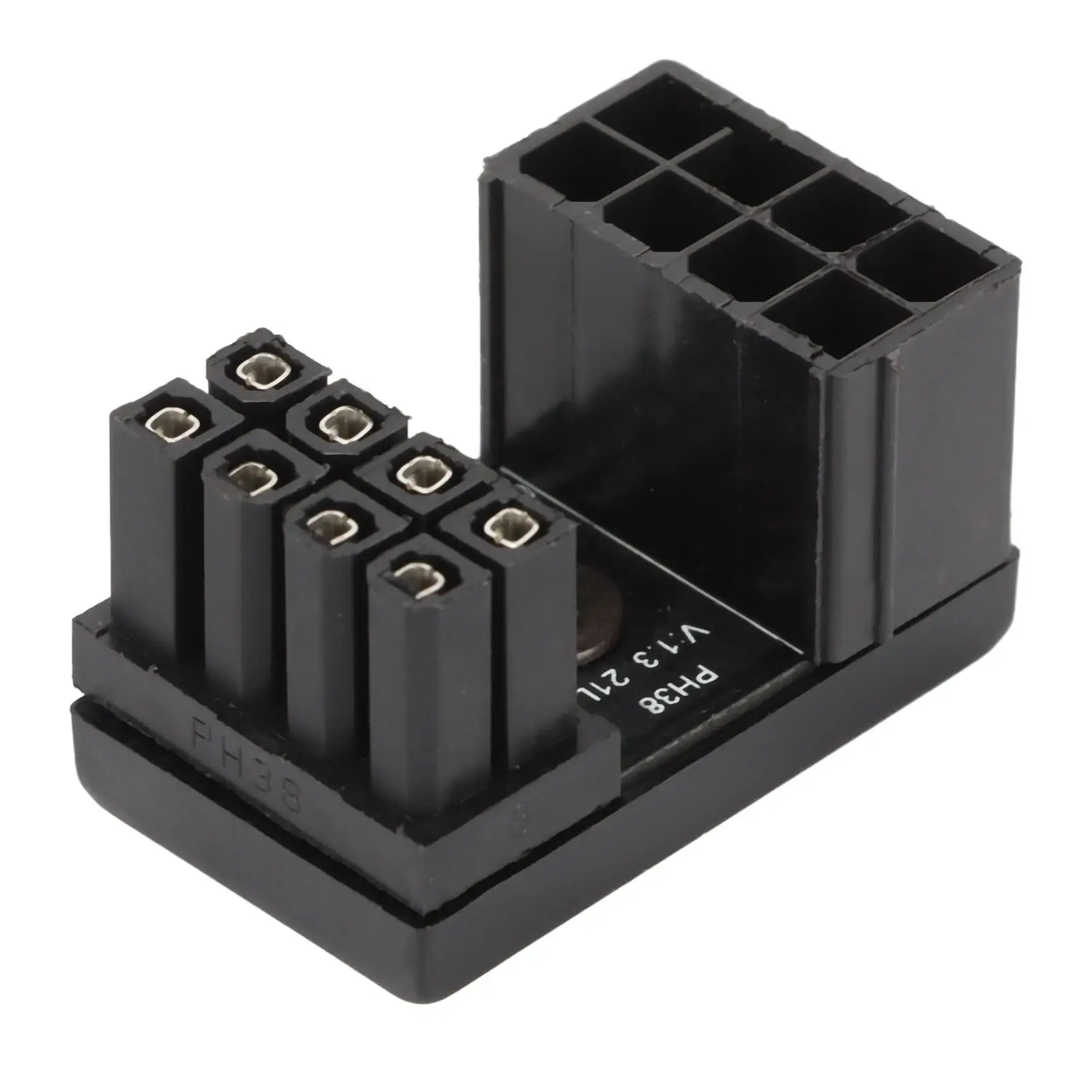 

180° 8Pin Female to Male Adapter - Insulated Connector for Desktop Graphics Cards, PH38B+ | 1PCS