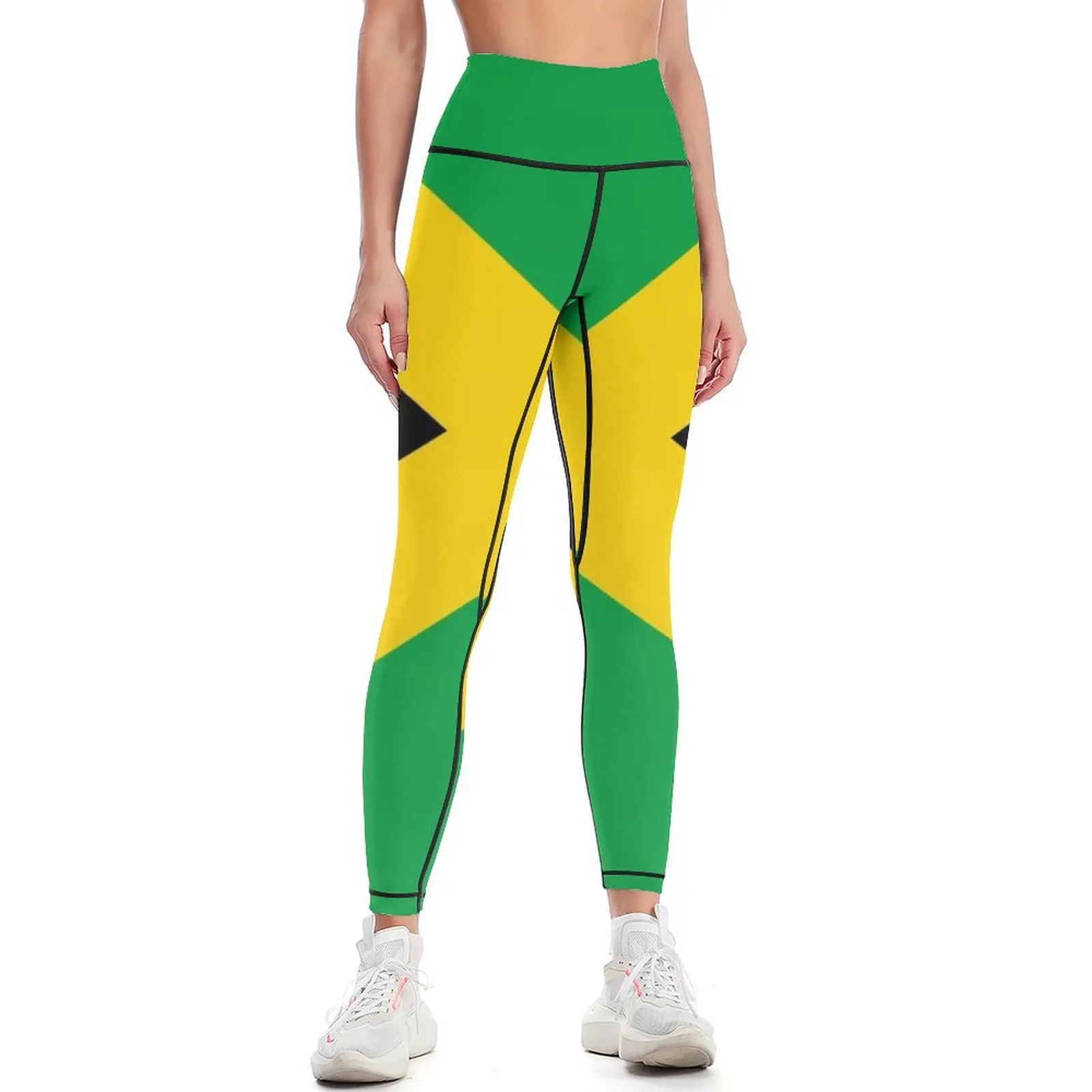 Flag of Jamaica Leggings Sports pants for for fitness Womens Leggings