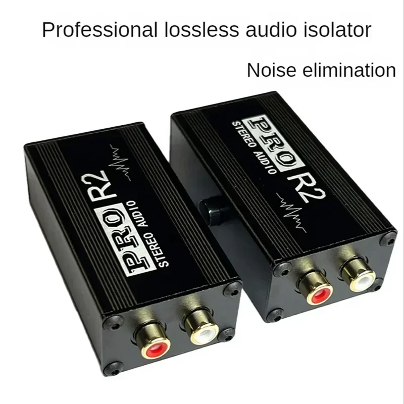 Ground Loop Audio Isolator suara Audio Filter kebisingan RCA peredam bising Isolator Audio peredam kebisingan untuk PC