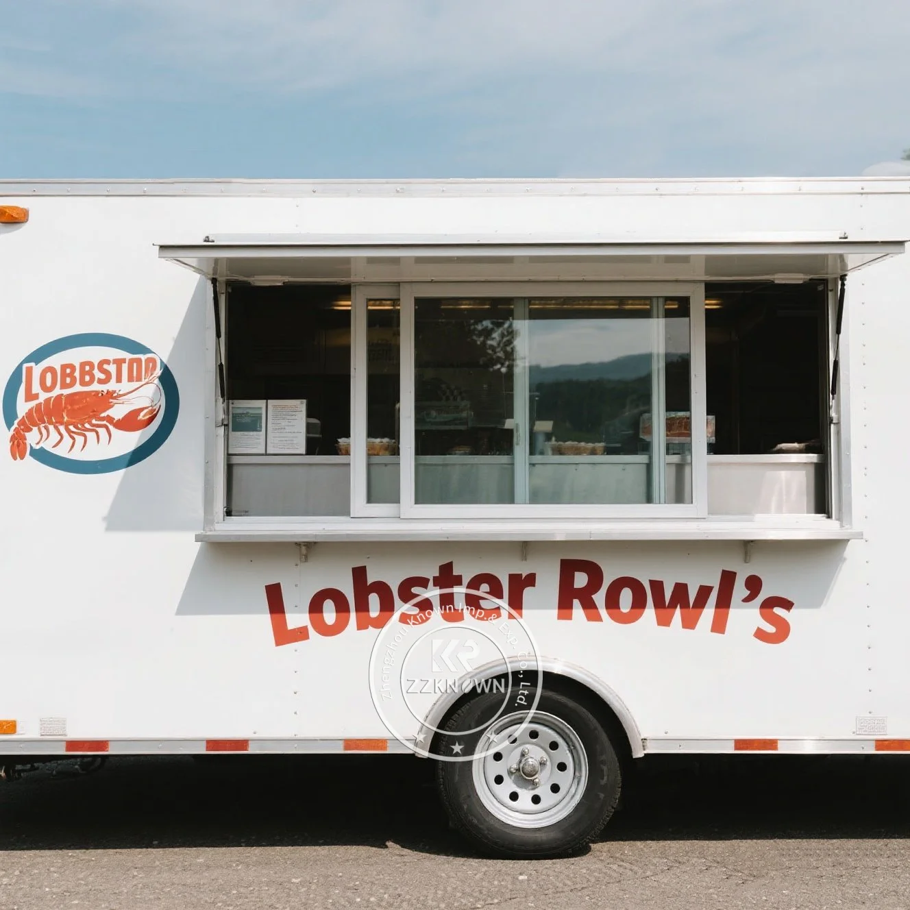 

Custom Fast Food Trailer Mobile Pizza Burger Food Truck For Sale Ice Cream Vending Concession Food Trailer With Full Kitchen
