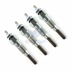 4PCS YM119717-77800 YM129155-77800 Glow Plug For Yammer 4D98E 4TNE98 4D94E Forklift Excavator Spark Plugs Car Replacement Parts