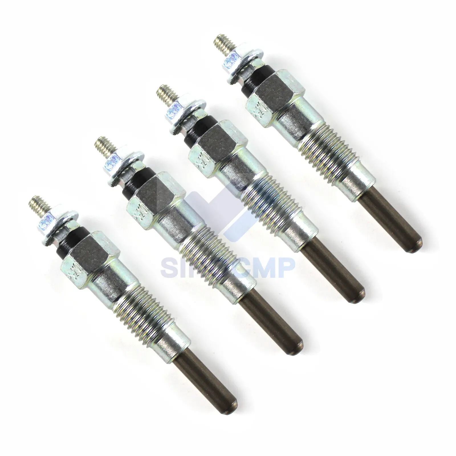 4PCS YM119717-77800 YM129155-77800 Glow Plug For Yammer 4D98E 4TNE98 4D94E Forklift Excavator Spark Plugs Car Replacement Parts 