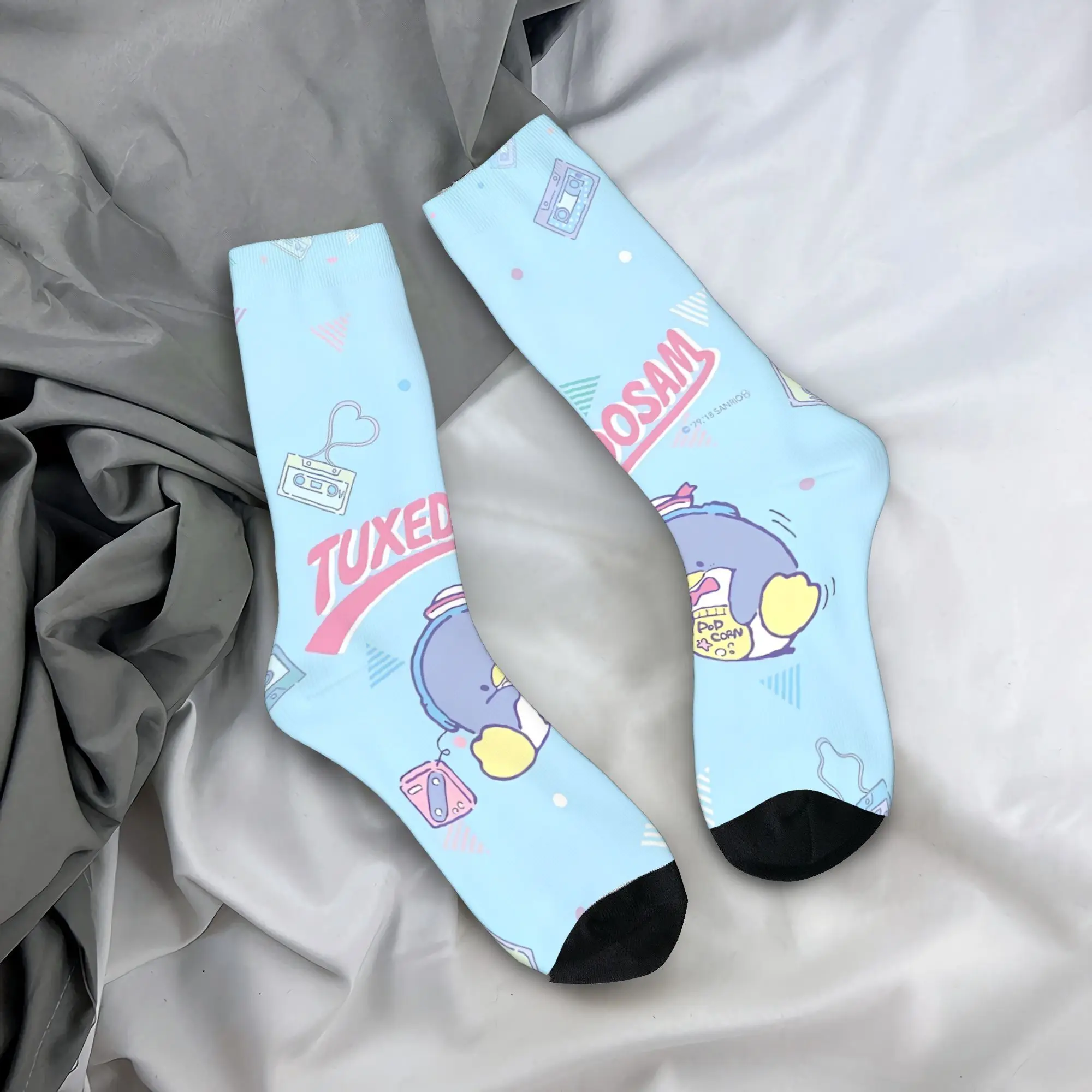 

Tuxedo Sam Penguin Cartoon Socks Korean Stockings Autumn Anti Skid Adults Men Socks Soft Breathable Design Outdoor Sports Socks
