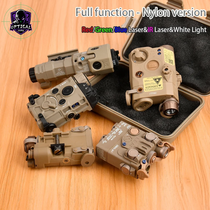 

Airsoft Hunt Aim PEQ15 NGAL MAWl OGL DBAL-A2 Laser Sight Red/Green/Blue IR Light LED White Strobe Light Red Dot Tactical Weapon