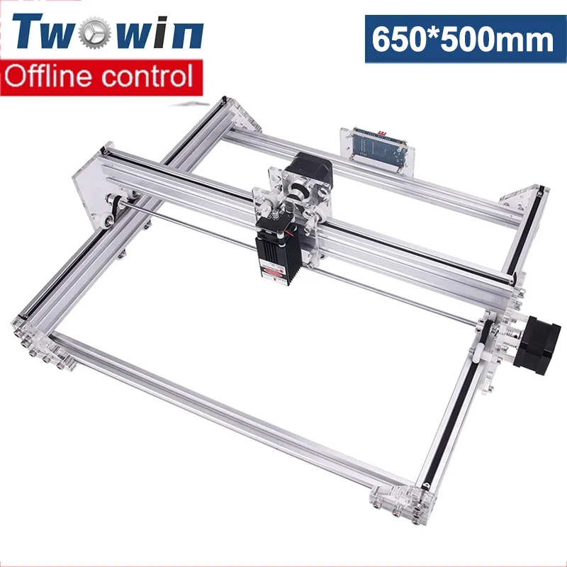 

TWOWIN 6550 Laser Engraver 15W CNC Laser Engraving Machine Work Area 65cm*50cm Wood Router Machine with Offline Controller