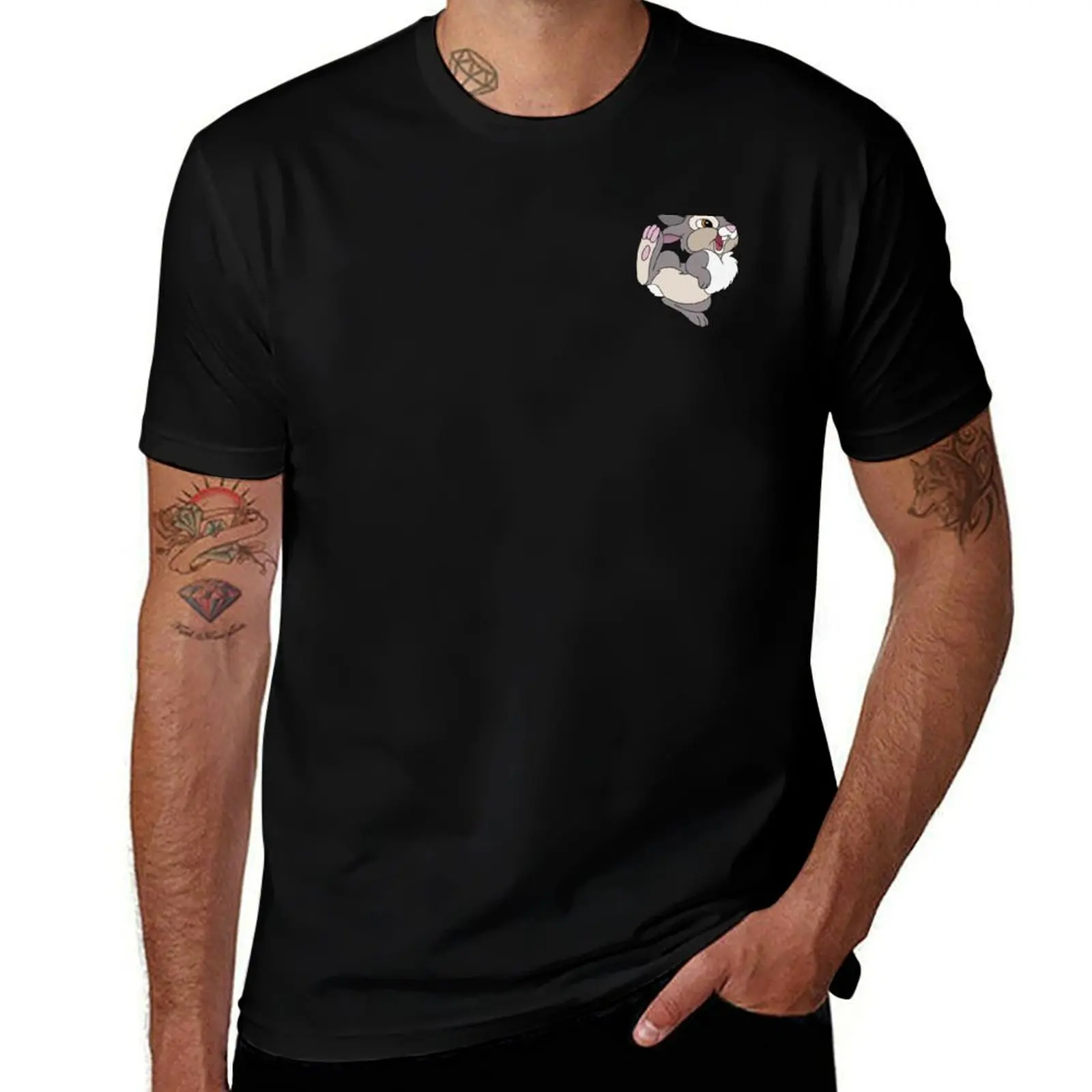 

Thumper T-Shirt quick-drying blue archive summer tops T-shirts oversize men t shirt