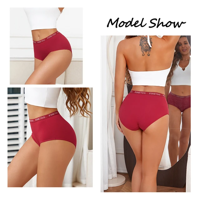 6Pcs/Set Women Seamless Cotton Briefs High Waist Breathable Underwear Letter Belt Briefs Female Stretch Comfortable Lingerie NEW 2